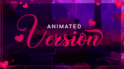 Ultimate stream package promo video valentine lofi stream designz