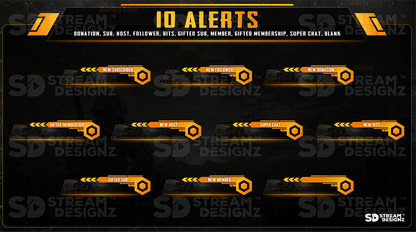 Ultimate stream package 10 alerts battleground stream designz