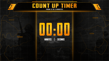 Ultimate stream package 5 minute count up timer battleground stream designz