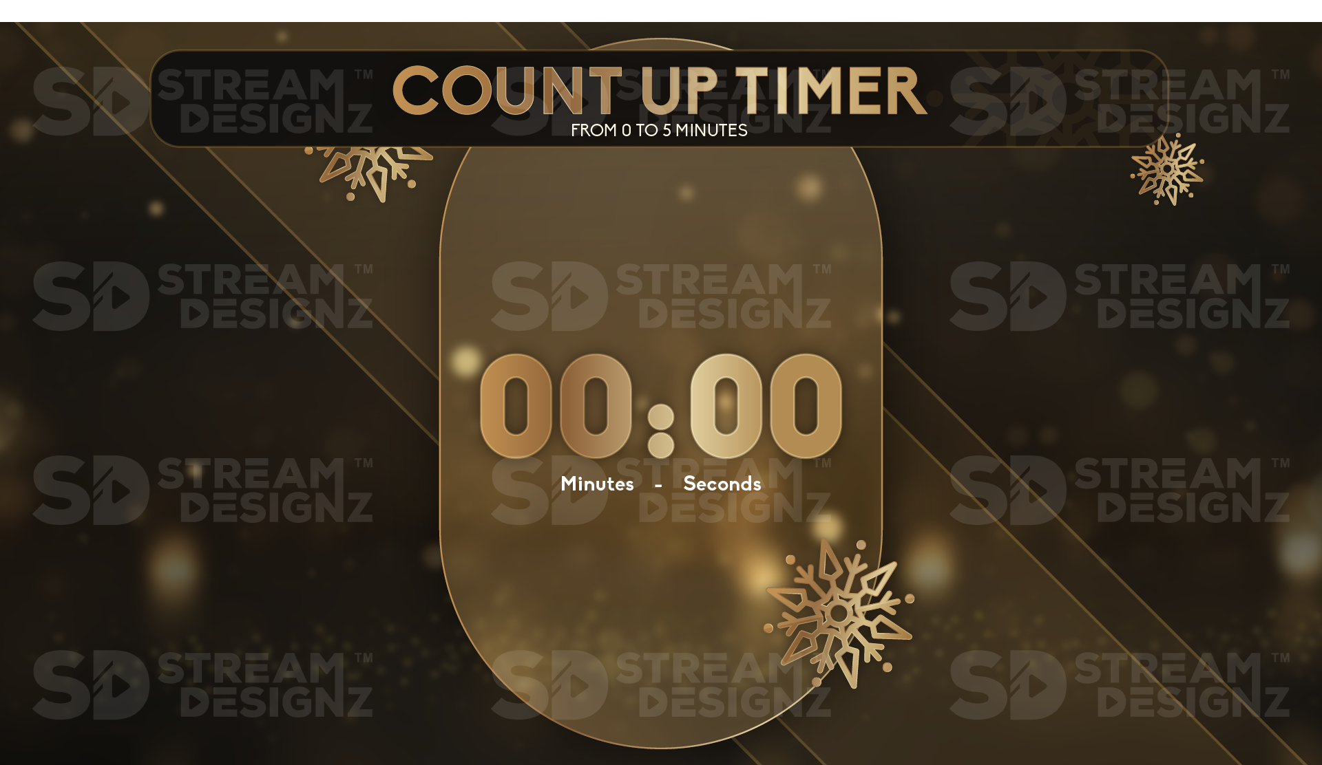 5 minute count up timer preview video after midnight stream designz