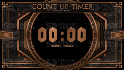 5 minute count up timer preview video wrath stream designz