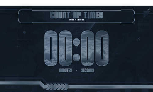 Stream Count Up Timer Overlay - Falcon | Stream Designz