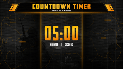 Ultimate stream package 5 minute countdown timer battleground stream designz