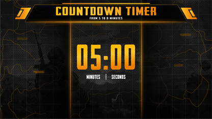 5 minute countdown timer preview video battleground stream designz