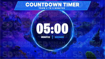 5 minute countdown timer preview video royale stream designz