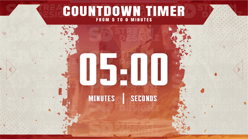 5 minute countdown timer preview video legends stream designz