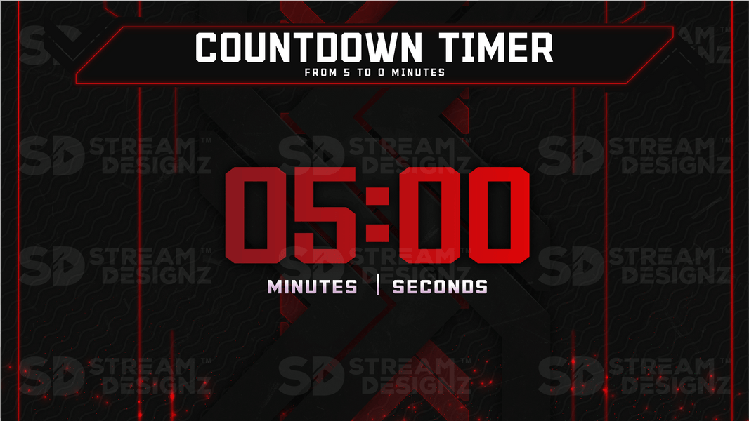 Buy Stream Countdown Timer Overlays for OBS & Streamlabs @StreamDesignz ...