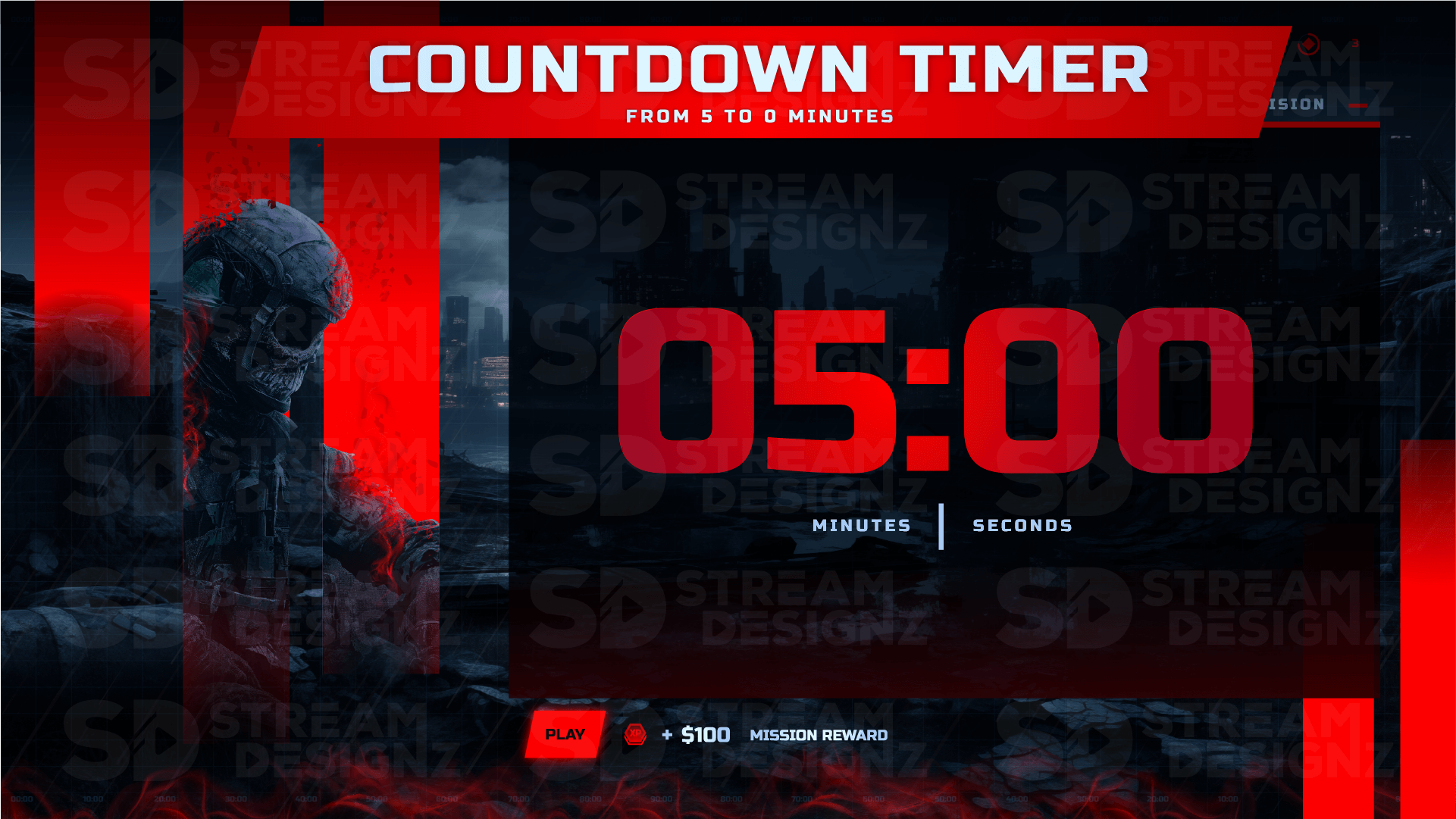 Ultimate stream package 5 minute countdown timer loadout stream designz