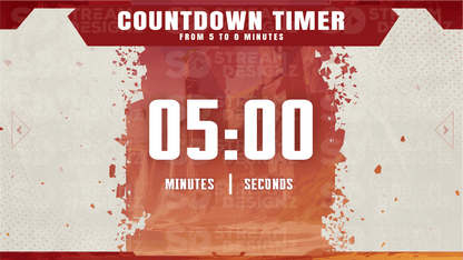 Ultimate stream package 5 minute countdown timer legends stream designz