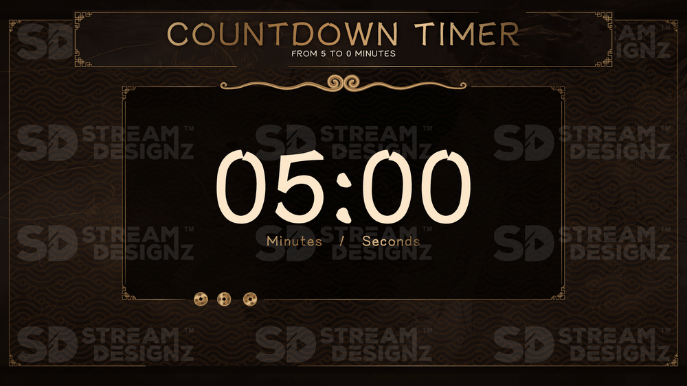 Stream Countdown Timer Overlay - Eternal | Stream Designz