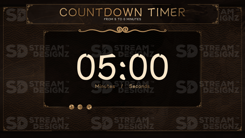 5 minute countdown timer preview video eternal stream designz