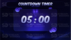 5 minute countdown timer preview video fusion stream designz