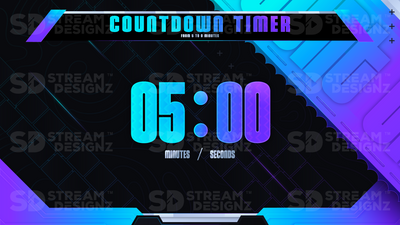 5 minute countdown timer preview video quantum stream designz