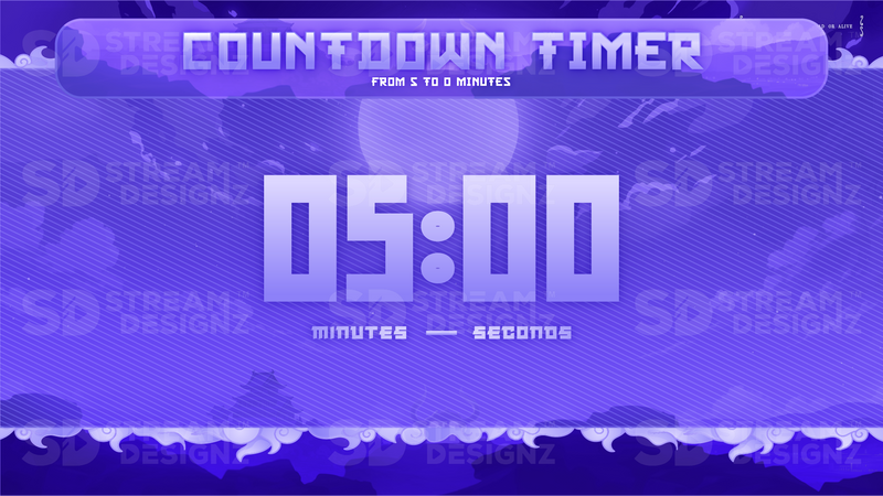 5 minute countdown timer preview video voyager stream designz