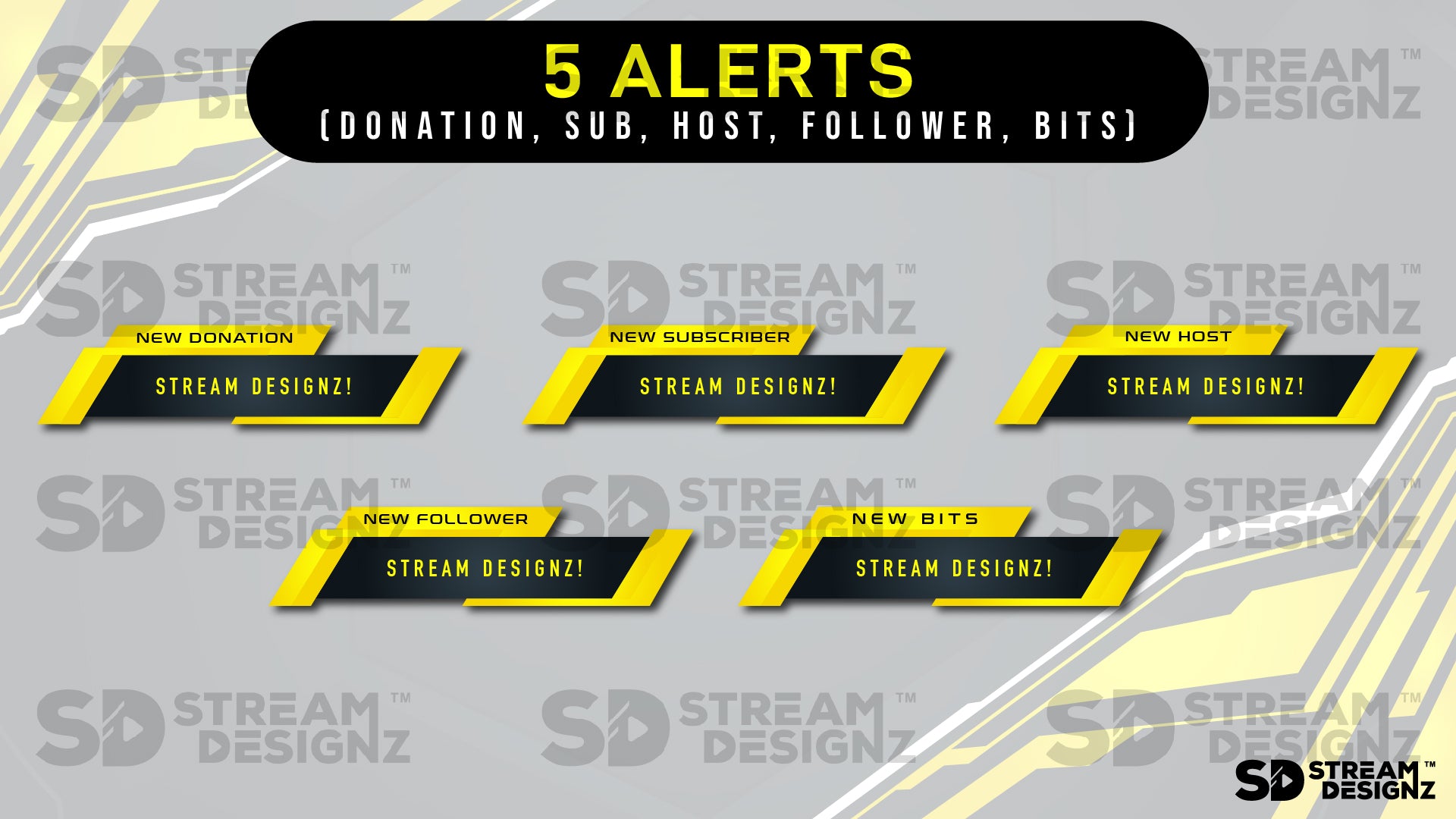 animated stream Alerts eye of the tiger preview video stream designz