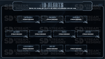 animated stream alerts preview video falcon stream designz