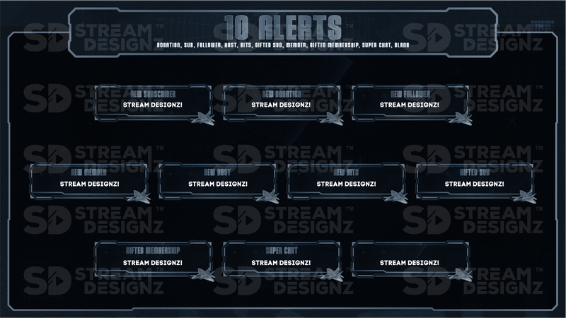 animated stream alerts preview video falcon stream designz