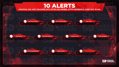 Ultimate stream package 10 alerts katana stream designz
