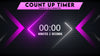 5 minute count up timer preview video pink fury stream designz