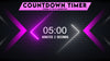 5 minute countdown timer pink fury preview video stream designz