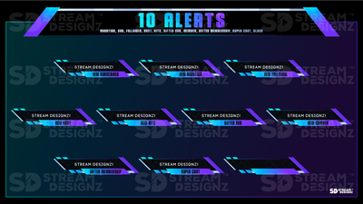 animated stream alerts preview video quantum stream designz