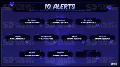 animated stream alerts preview video spark stream designz
