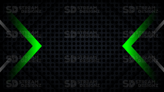 Stinger transition green arrow preview video stream designz