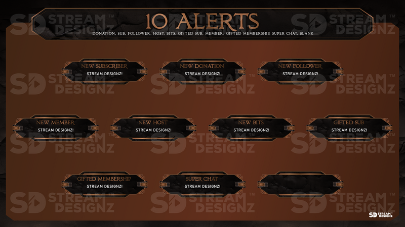 animated stream alerts preview video wrath stream designz