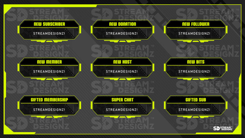animated stream alerts preview video hazard stream designz