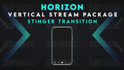 vertical stream overlay package stinger transition horizon stream designz