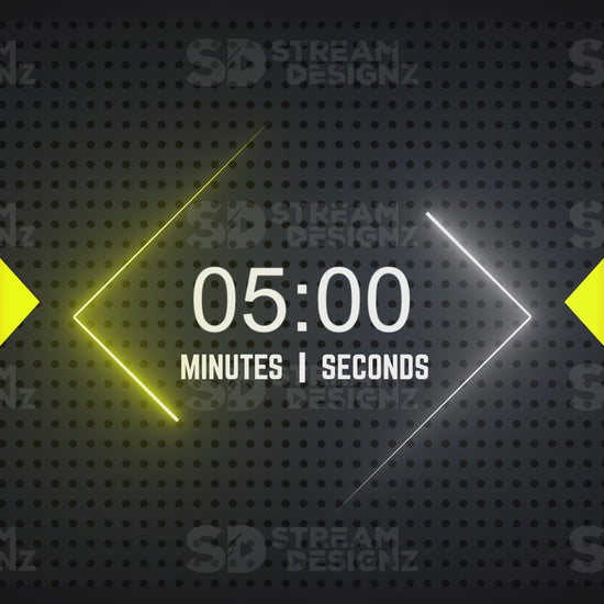 5 minute countdown timer gold rush preview video stream designz
