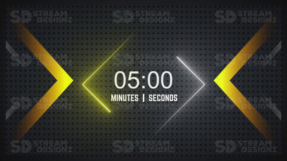 5 minute countdown timer gold rush preview video stream designz