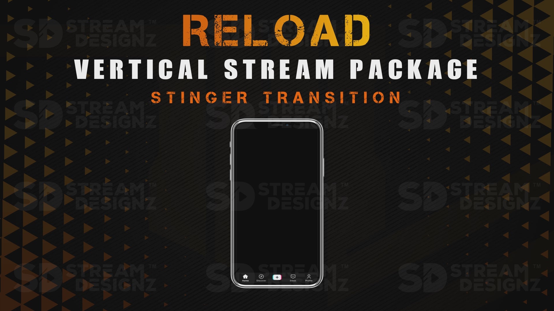 vertical stream overlay package stinger reload stream designz