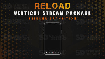 vertical stream overlay package stinger reload stream designz
