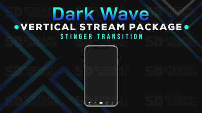 vertical stream overlay package stinger transition dark wave stream designz