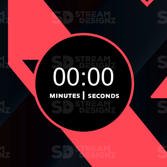 5 minute count up timer ace preview video stream designz