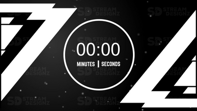 5 minute count up timer thumbnail onyx stream designz