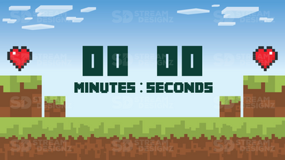 5 minute count up timer thumbnail steve stream designz