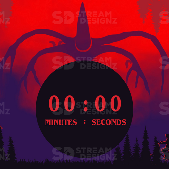 5 minute count up timer strange preview video stream designz