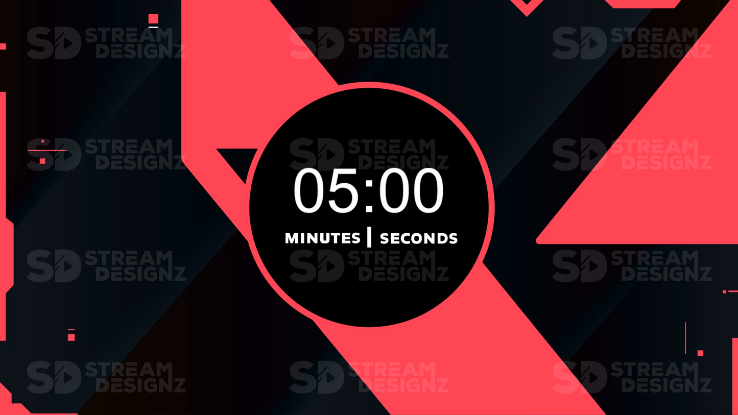 5 minute countdown timer ace thumbnail stream designz