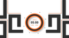 5 Minute Countdown Timer Maze Black and Orange