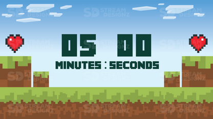 5 minute countdown timer preview video steve stream designz