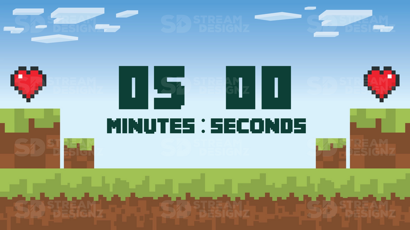 5 minute countdown timer preview video steve stream designz