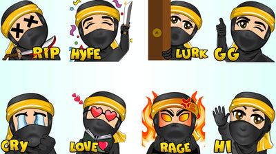 8 Pack emotes lux preview image 2 stream designz