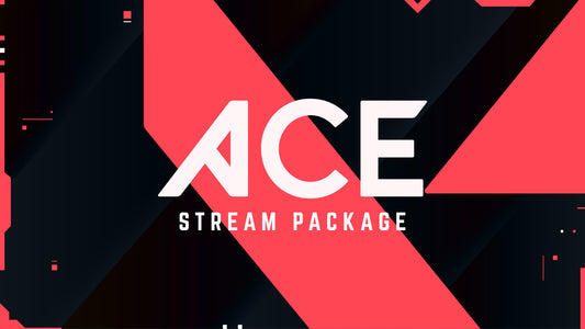 Animated stream overlay package ace thumbnail stream designz