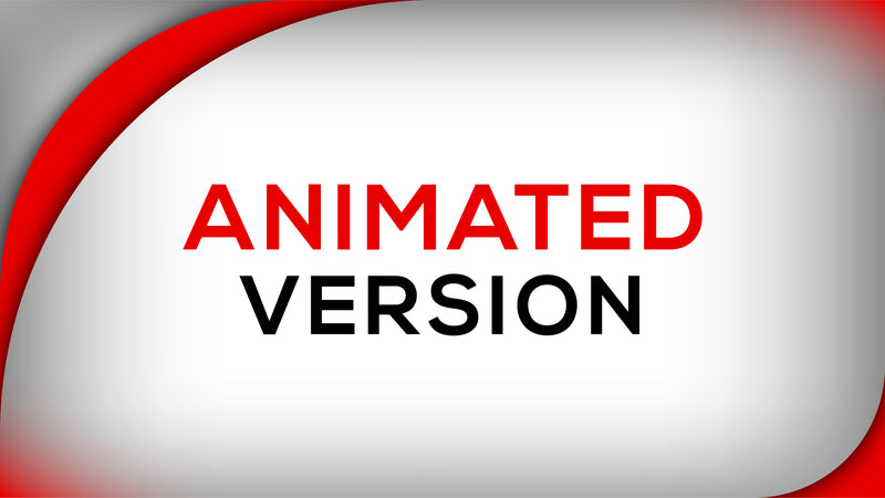 Animated stream overlay package arctic red and white promo video stream designz