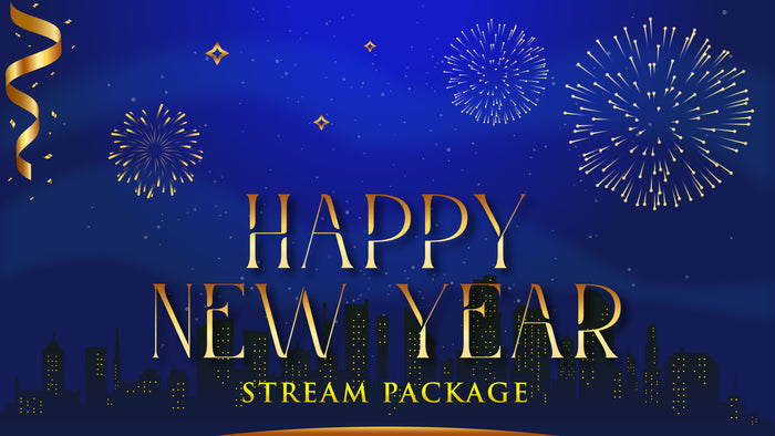 New Years Animated Stream Package - Happy New Year | Stream Designz