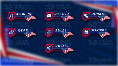 Twitch panels home of the brave panels preview stream designz