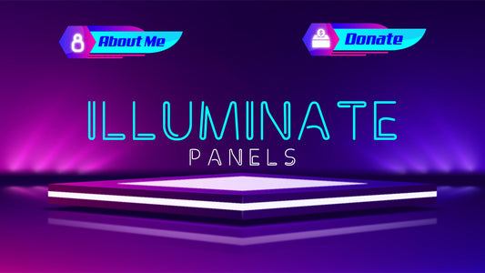 Twitch Panels illuminate thumbnail stream designz