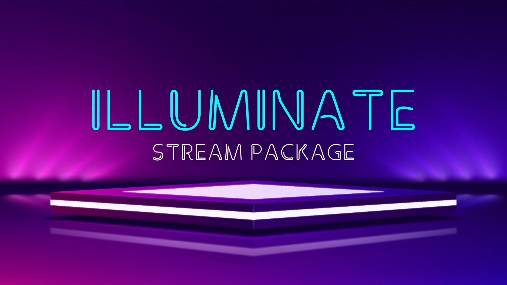 Animated Stream Overlay Package Illuminate Stream Designz